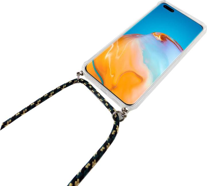 Produktbild König Design Huawei P40 Handykette Hülle mit Band Case zum umhängen mit Kordel Camouflage