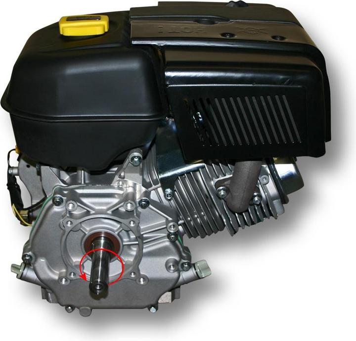 Produktbild Wiltec LIFAN 190 Benzinmotor 10 kW (15 PS) 25,4 mm Handstart Kartmotor 420 ccm Motor (Häcksler, Kettensäge, Rasenmäher)