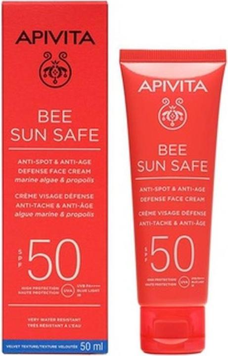 Produktbild Apivita Anti-Aging- und Fleckencreme SPF 50 (Sonnencreme, SPF 50, 50 ml)