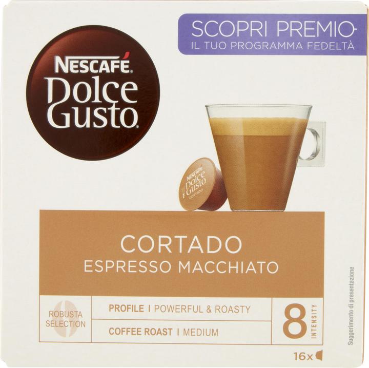 Produktbild Nescafé Dolce Gusto Cortado Espresso Macchiato (16 x Port.)