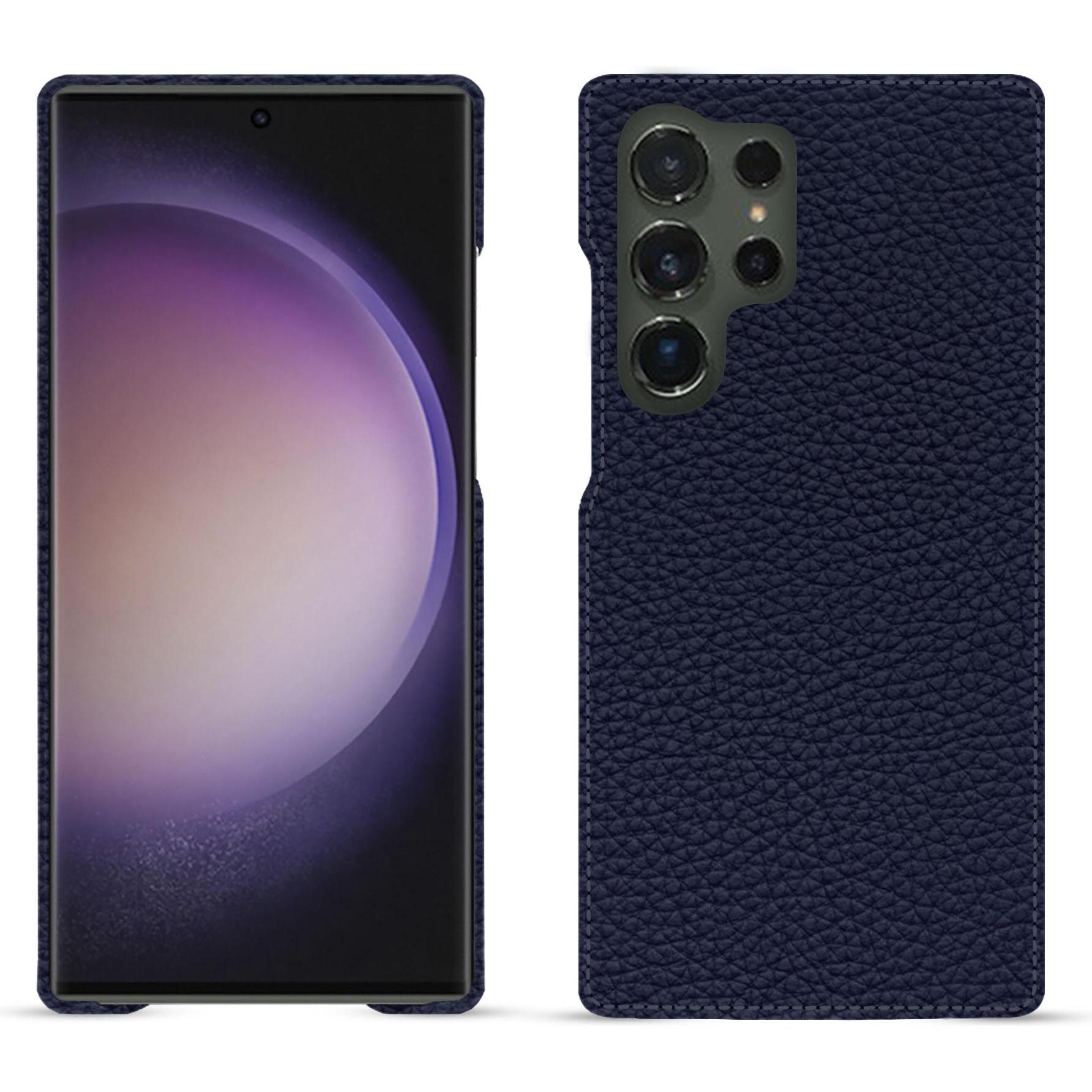 Noreve Lederschutzhülle (Samsung Galaxy S24 Ultra), Smartphone Hülle, Violett