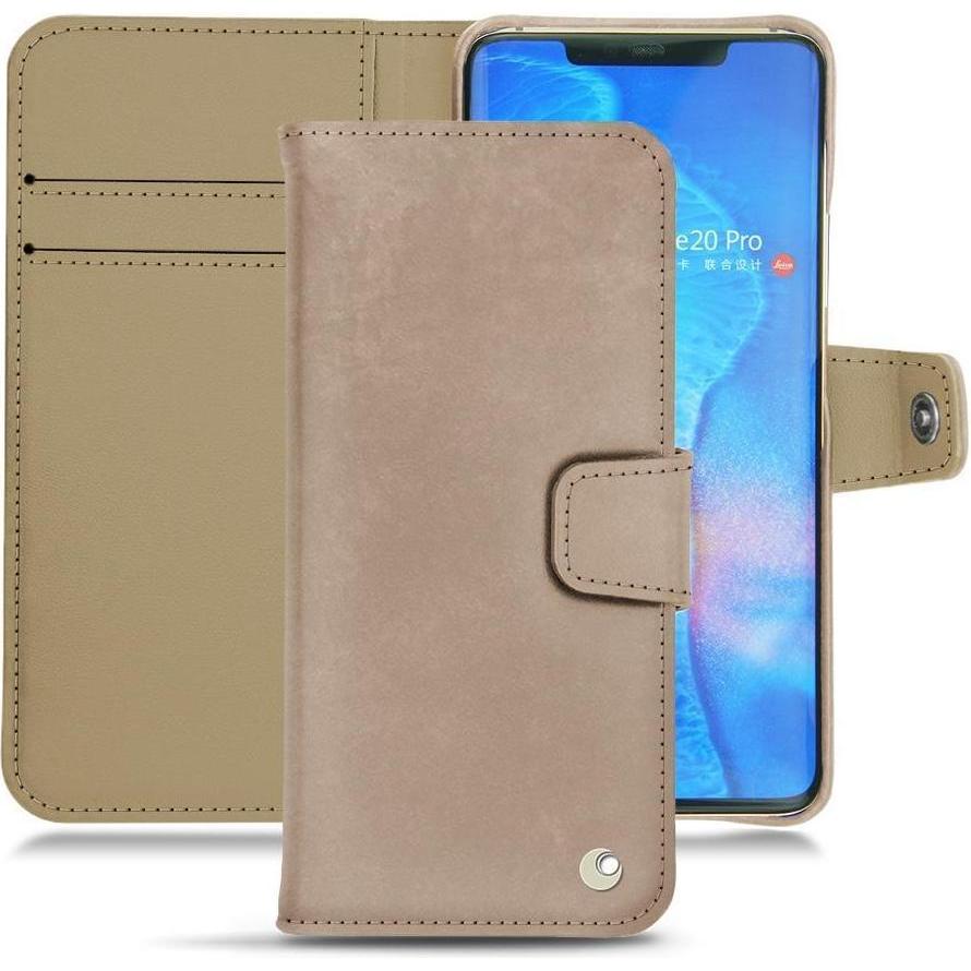 Thumbnail - Noreve Lederschutzhülle Wallet (Huawei Mate 20 Pro), Smartphone Hülle, Beige