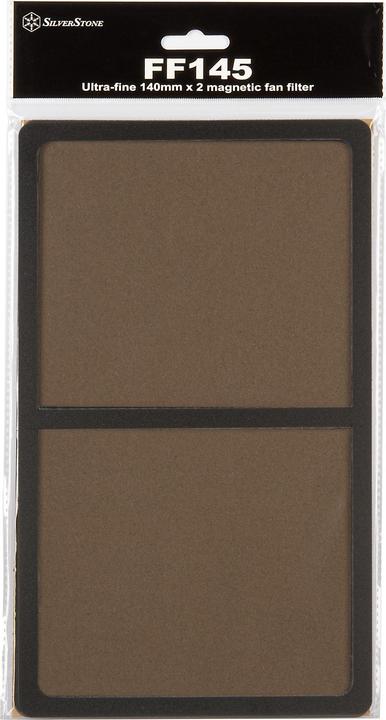 Actual product image Silverstone SST-FF145B magnetic dust filter