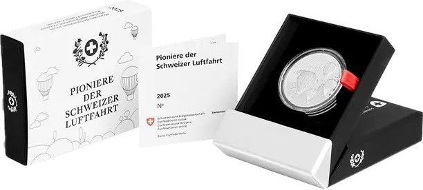 Produktbild Swissmint Silber "Pioniere der Schweizer Luftfahrt" 20 g PP - 2025 (1.00, 2025)