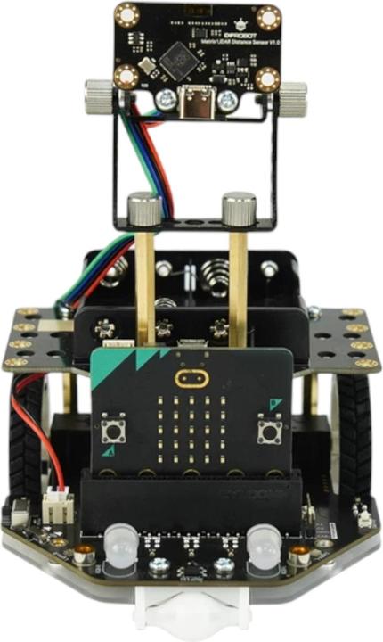 Actual product image DFRobot Maqueen micro:bit Plus V3 18650 Educational Programming Robot Platform