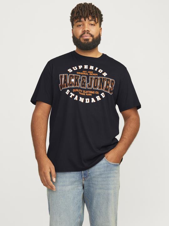 Produktbild Jack & Jones Jjelogo Tee Ss O-Neck 2 Col Aw24 S Pls (4XL)