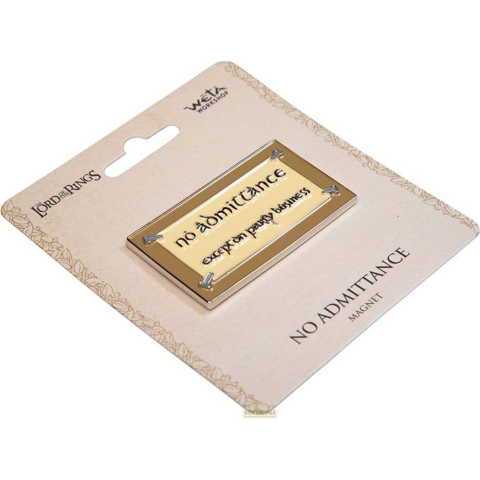 Weta Workshop, Magneti, Le Seigneur des Anneaux aimant No Admittance (Enamel) 7 cm