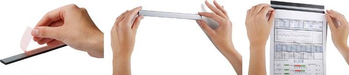 Image du produit Durable Durafix-Rail 210 argent métal. (5 x)