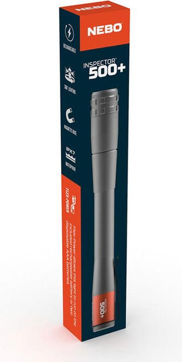 Actual product image Nebo INSPECTOR 500+ LED-Stiftlampe (15.60 cm, 500 lm)