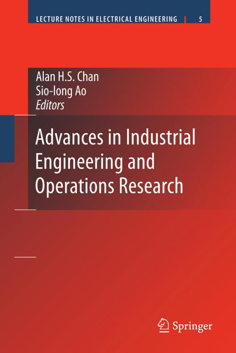 Advances in Industrial Engineering and Operations Research (Englisch, Alan H.S. Chan, 2010)