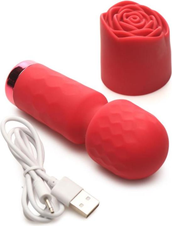 Image du produit Frisky Bloomgasm - Mini Vibromasseur Pleasure Rose - Rouge