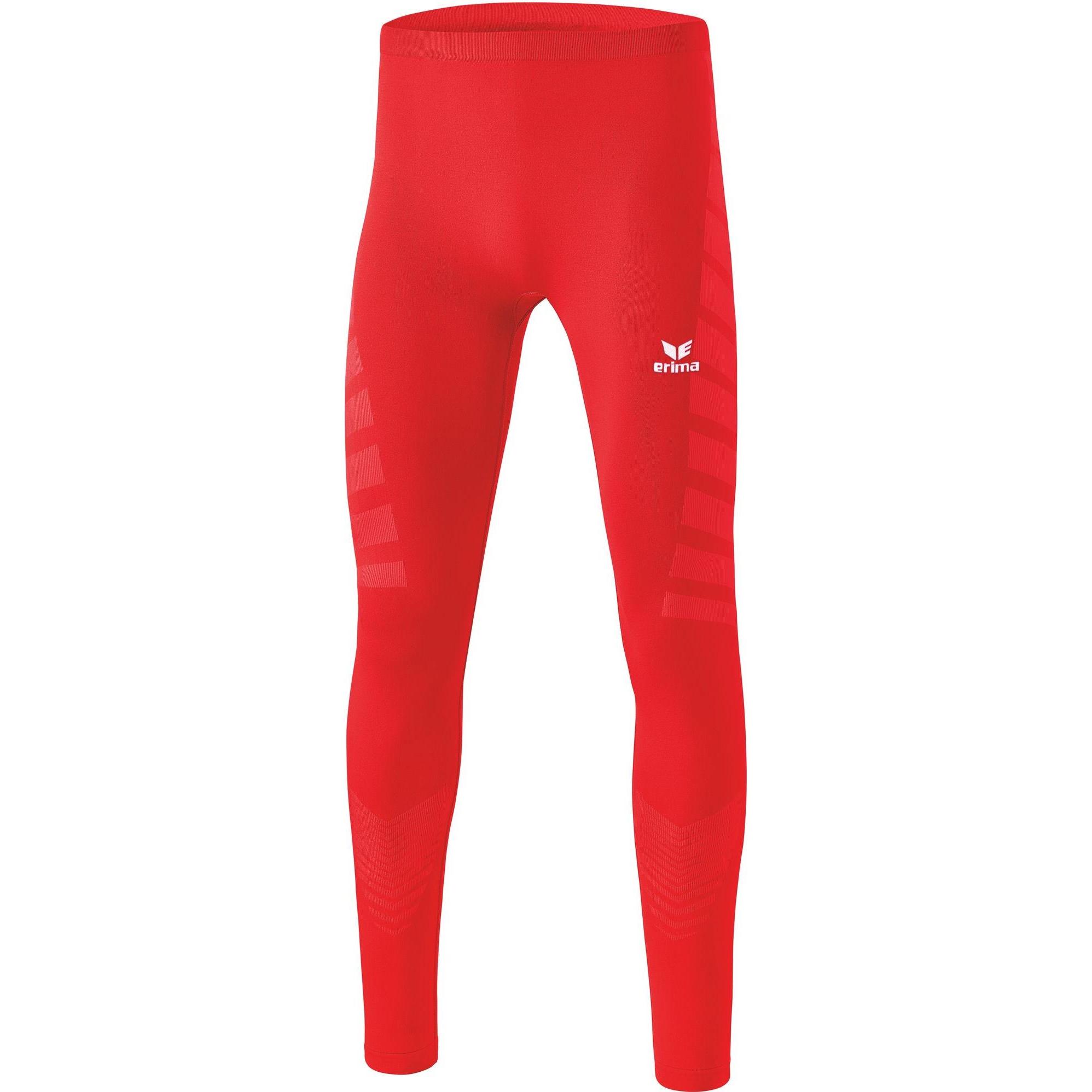 Erima, Herren, Tights, Elemental Tight Lang (164), Rot, 164