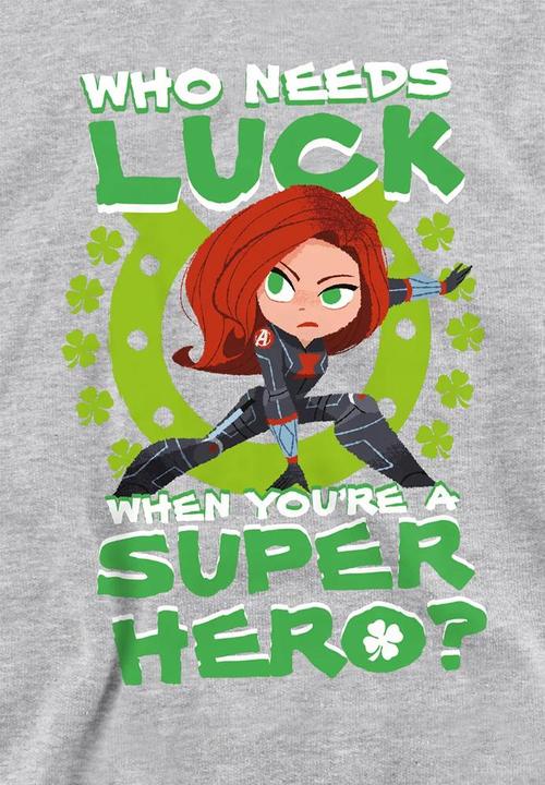 Image du produit - Sweat à capuche Saint-Patrick LUCKY SUPER HERO - Enfant (128)