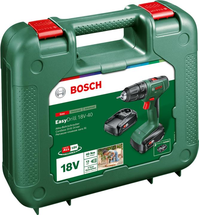 Actual product image Bosch Home & Garden EasyDrill 18V-40 (Rechargeable battery operated)