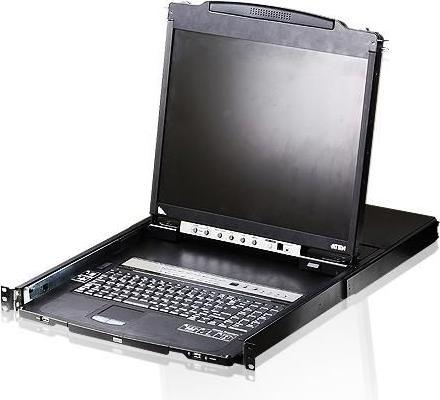 Produktbild Aten CL5808N ES Dual Rail KVM-Switch 8-Port, 19"-LCD (PS/2-USB VGA) ES-Layout