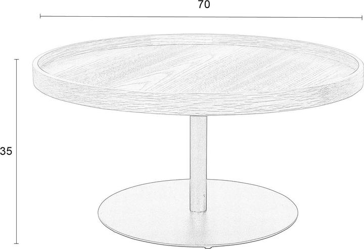 Produktbild Zuiver Side (70 x 35 cm)