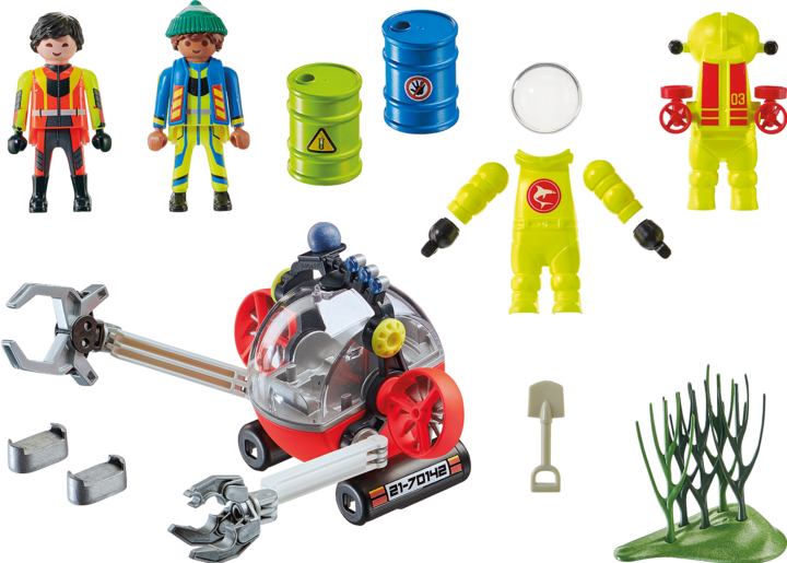 Produktbild Playmobil Seenot: Umwelteinsatz mit Tauchboot (70142, Playmobil City Life)
