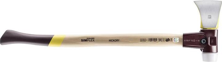 Produktbild Halder Spaltaxt/Schonhammer Superplastik Simplex Ø 50 mm, Hickorystiel & Stahlguss Gehäuse