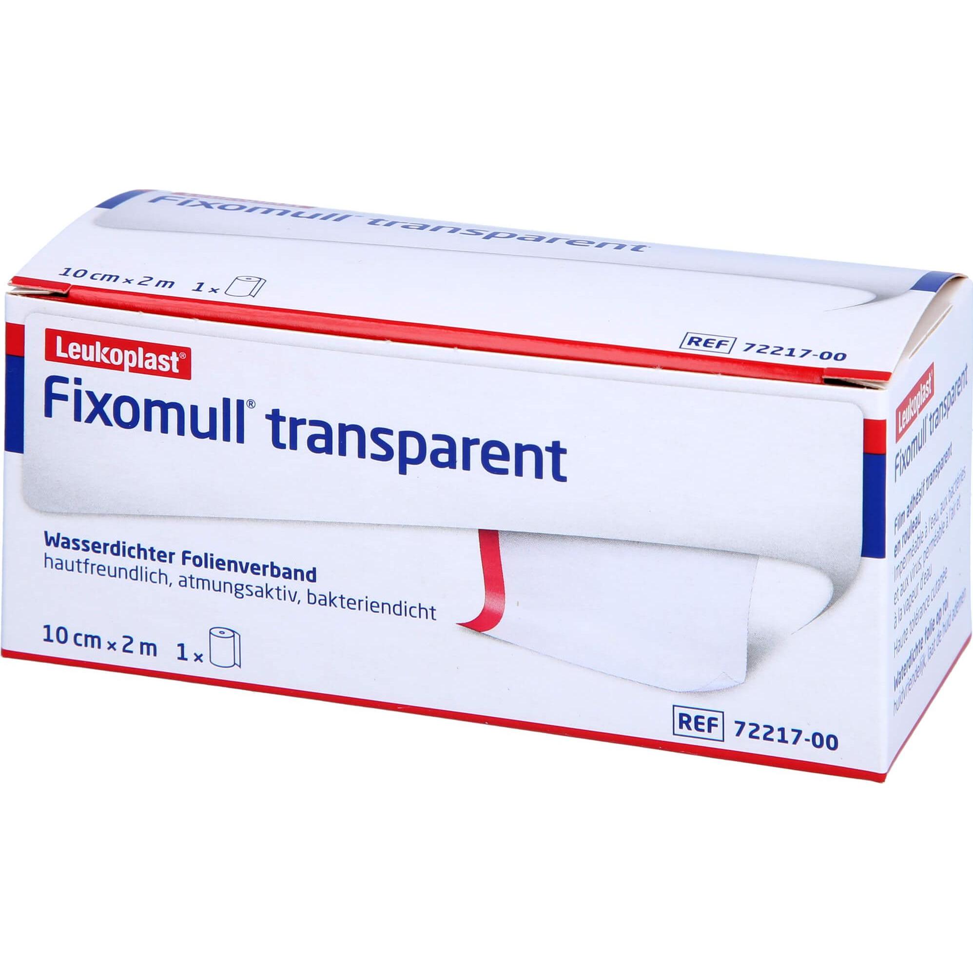 BSN, Pflaster, Fixomull transparent Folienverband 2mx10cm (1 x)