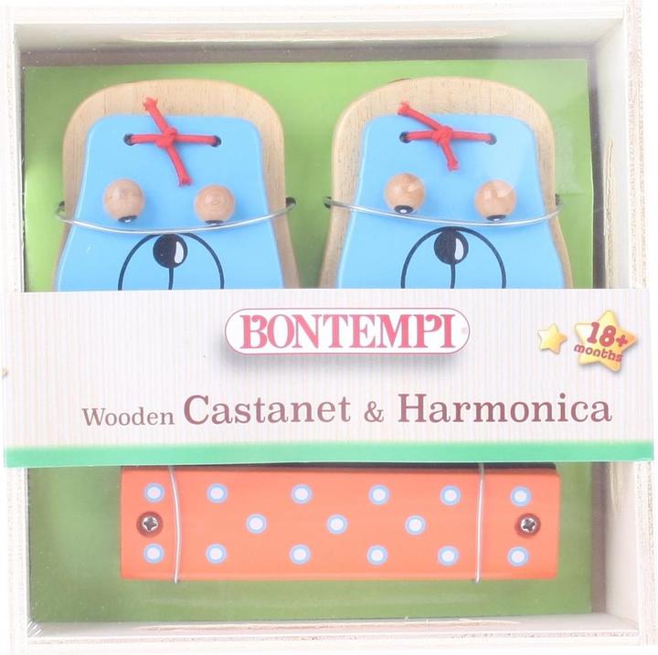 Image du produit Bontempi Castagnettes & Harmonica