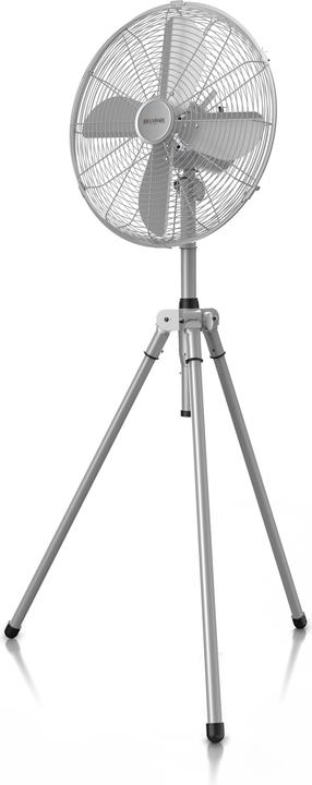 Produktbild Brandson Standventilator 49cm Ø, 60W Lüfter, Dreibeinstativ, Metallgehäuse, Tripod Ventilator, silber (64 dB)