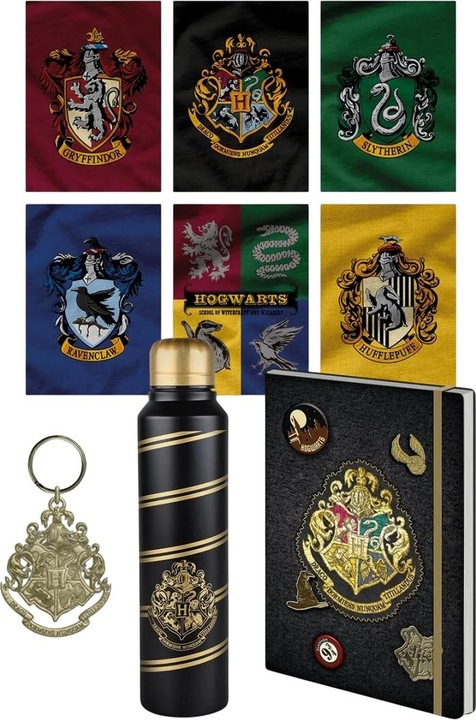 Actual product image Premium Hogwarts Crest Gift Set (Gift bag, 6 x)