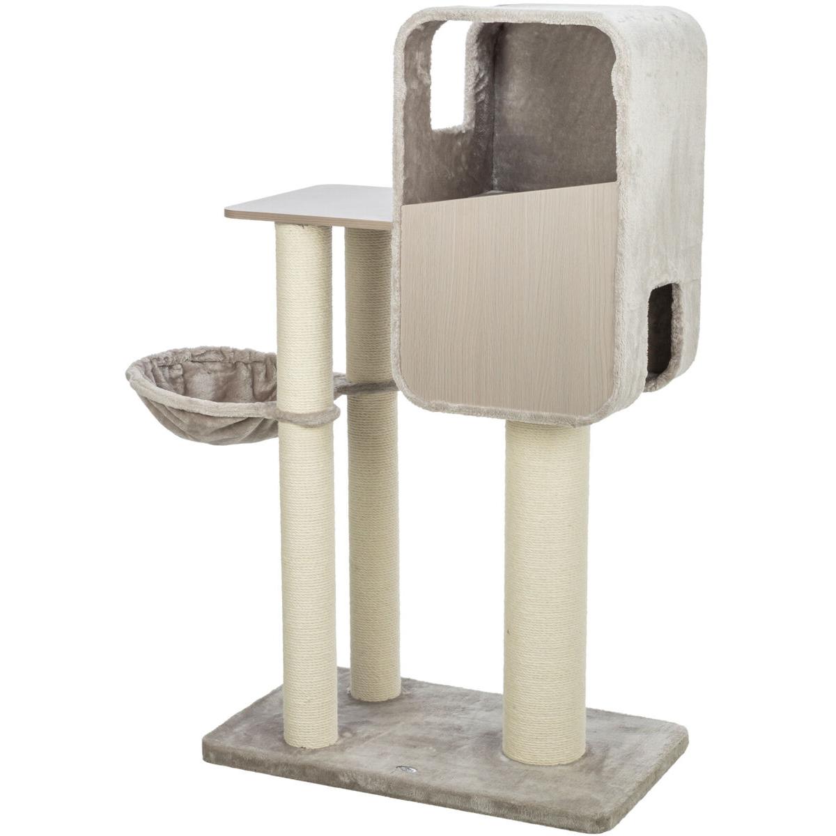 tectake 48150 (132 cm, Grigio), Albero tiragraffi per gatti
