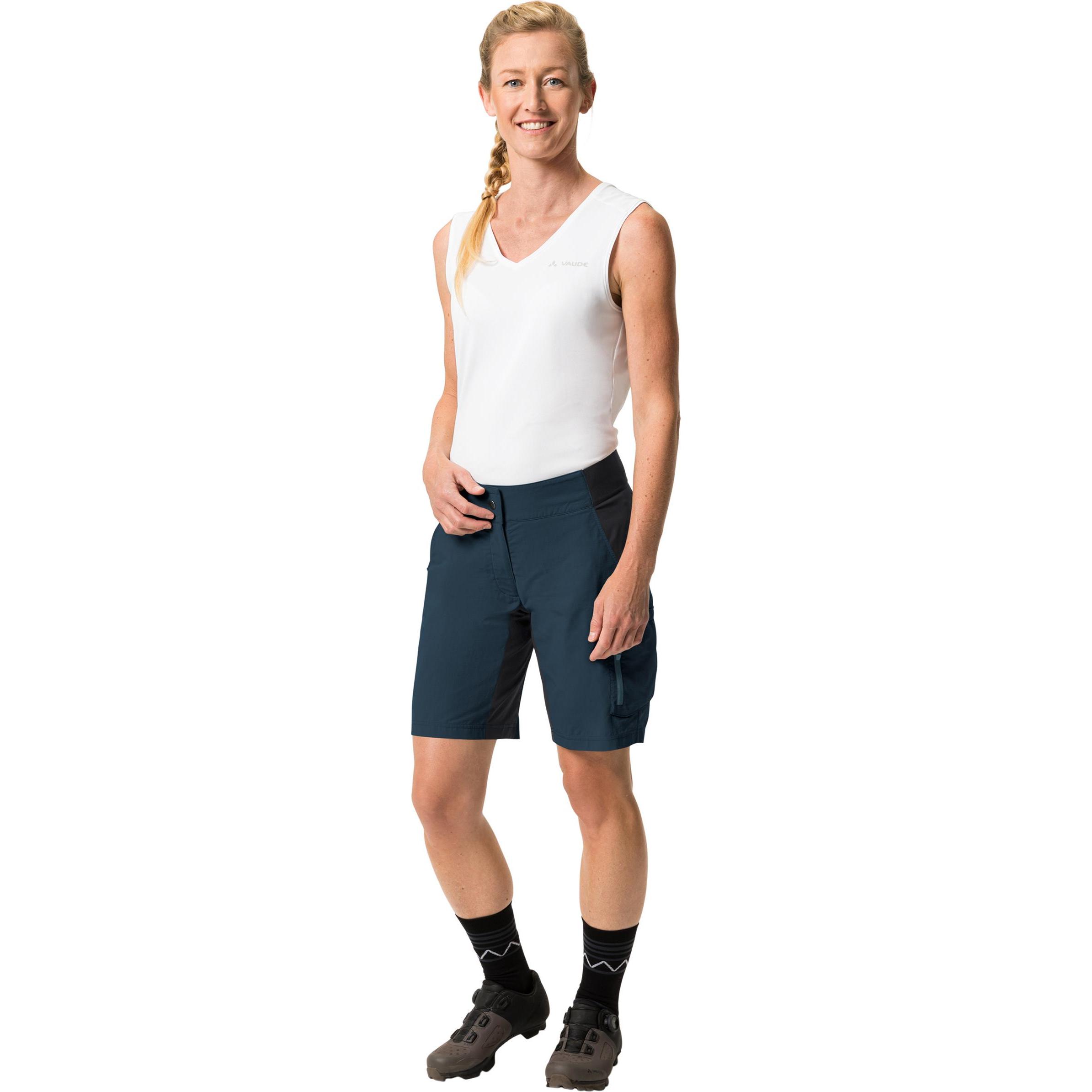Thumbnail - Vaude, Damen, Velohosen, Qimsa (40), Blau, 40