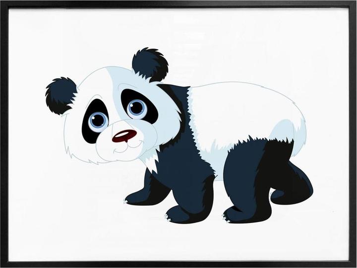 Produktbild Trenddeko Laufender Panda (120 x 100 cm)