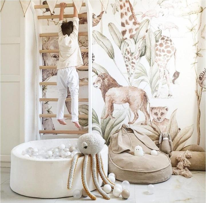 Actual product image Fitwood Sprossenwand TAIMI MINI, weiss - Birke