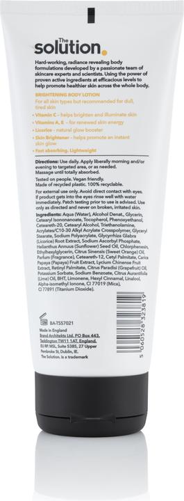 Produktbild The Solution Vitamin C Brightening Body Lotion (Körperlotion, 200 ml)