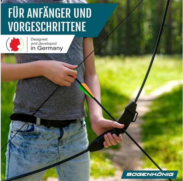 Actual product image Bogenkönig Metallspitzbogen 28 Zoll, 5er-Set