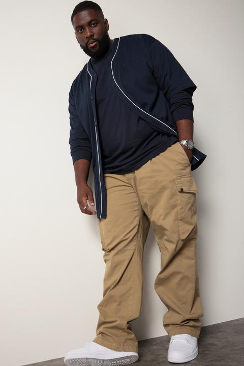 Immagine prodotto Sthuge Maglia basic con maniche lunghe e taglio oversize, fino alla tg. 8XL (XL)