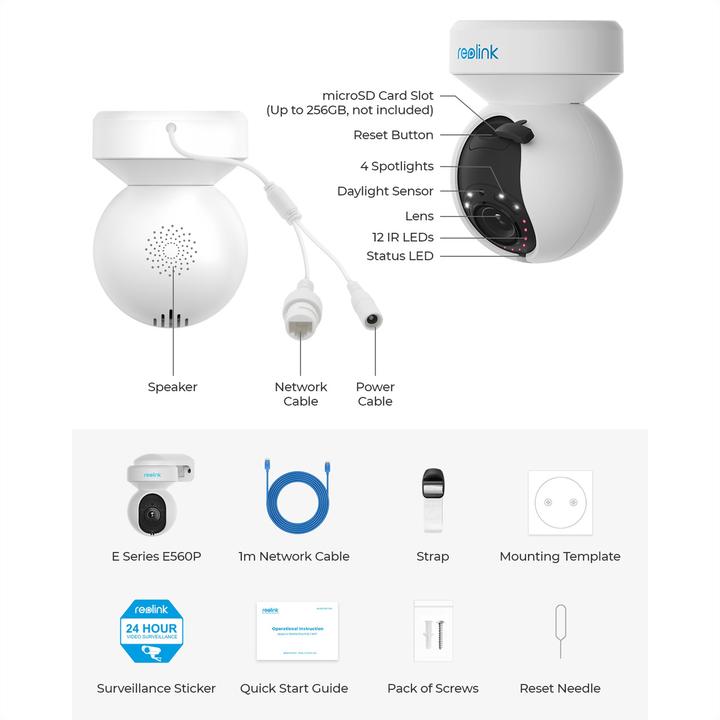 Image du produit Reolink E Series E560P (3840 x 2160 pixels)