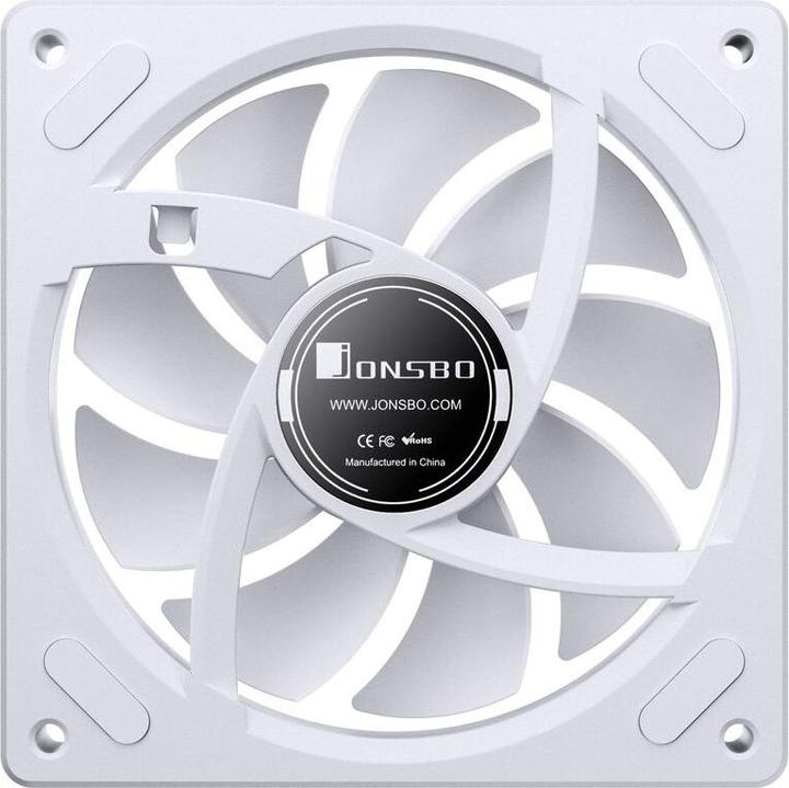 Actual product image Jonsbo ZA-120 Lüfter, PWM, ARGB - 120mm, weiss (120 mm, 1x)