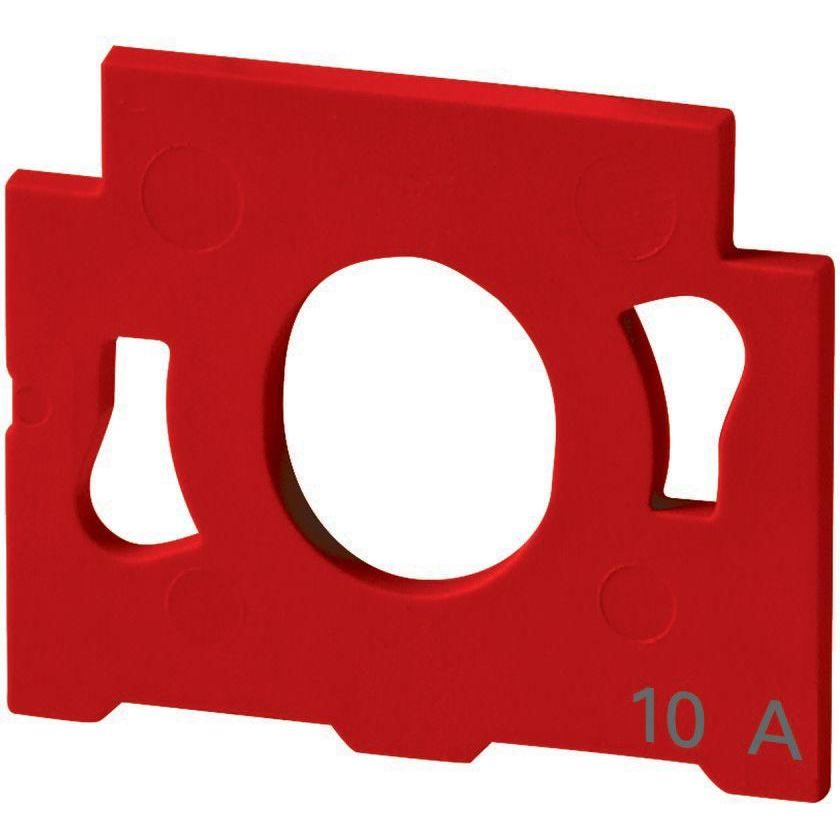 10x Eaton, Sicherung, Sicherungslasttrennschalter 10A, D II, Adapterplatte 1713623 (10 A)
