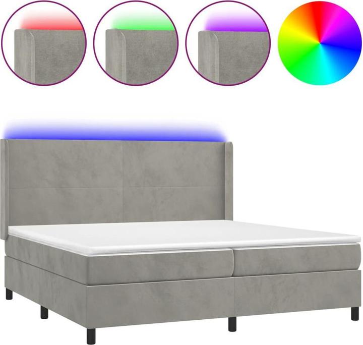Actual product image vidaXL Boxspringbett (200 x 200 cm)