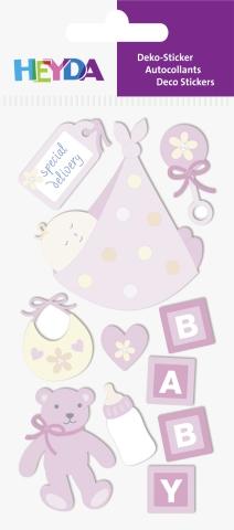 Produktbild Heyda Motivsticker Baby Girl (8 Sticker)