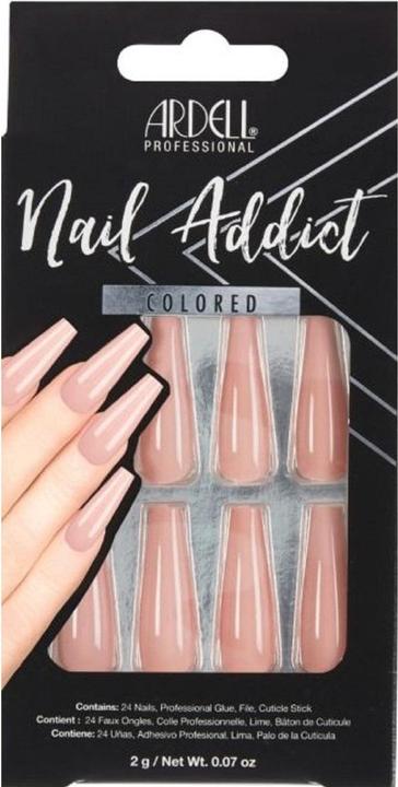 Immagine prodotto Ardell Nail Addict Colored Nude Pink 28 Stk (Unghie artificiali, Rosa nudo colorato)