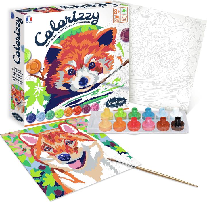 Produktbild Sentosphere Colorizzy Roter Panda und Shiba