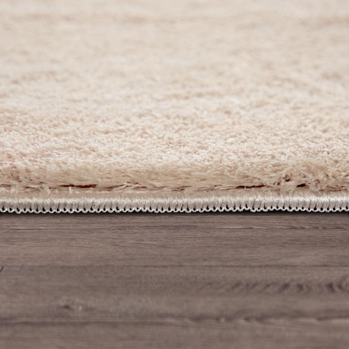 Produktbild Paco Home Teppich Weich Super Soft Wohnzimmer Dunkel-Beige - 140x200 (140x200 cm)