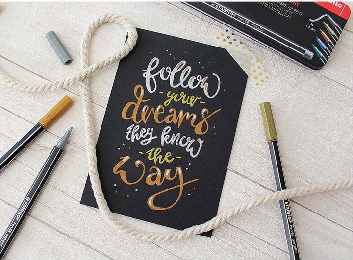 Produktbild STABILO Pen 68 Metallic (gold metallic, 1 x)