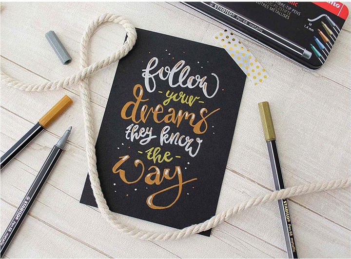 Produktbild STABILO Pen 68 Metallic (gold metallic, 1 x)