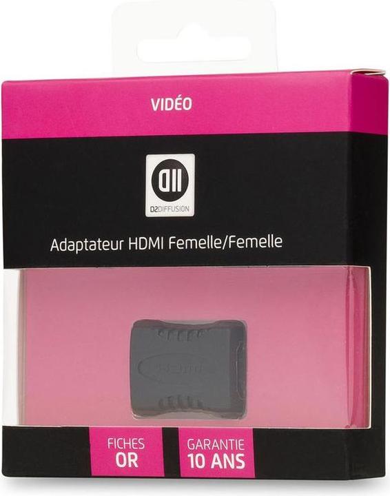 Image du produit D2 Diffusion Adaptateur HDMI Femelle/Femelle (HDMI)