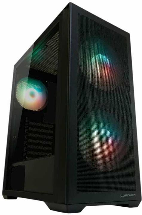 LC-Power Geh?use Micro-ATX 717B black USB3.2/Audio,o.Netzteil (Mini-ITX, ATX, mATX)