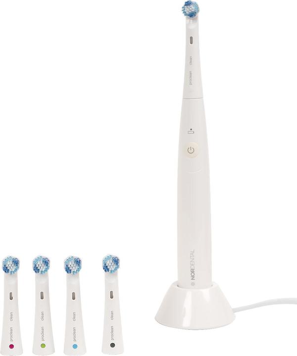 Actual product image Ideoon Electric toothbrush with 4 soft attachable brushes (Sonic toothbrush)
