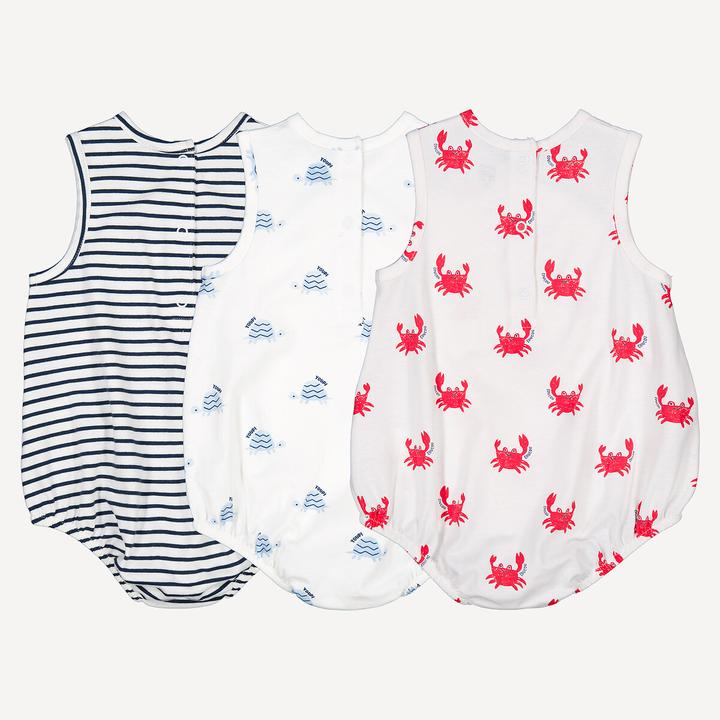 Produktbild La Redoute Collections 3er-Set Strampelanzüge (86)