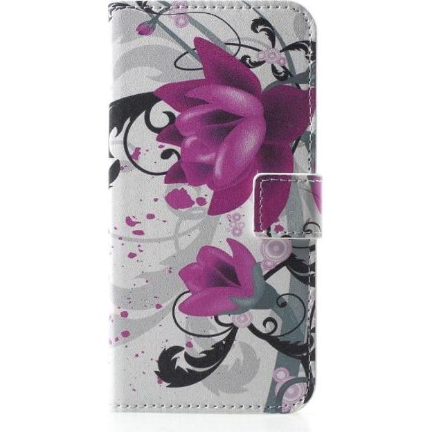 MU Style Leder Bookcover Image Series (Huawei Y5 (2018)), Smartphone Hülle, Mehrfarbig