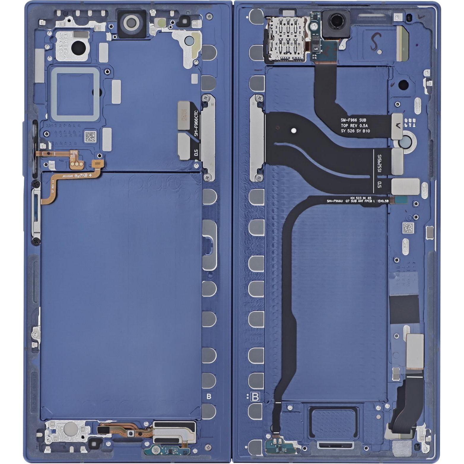 Samsung Original AMOLED Display mit Glas Service Pack Galaxy Z Fold7 (Display), Mobilgerät Ersatztei