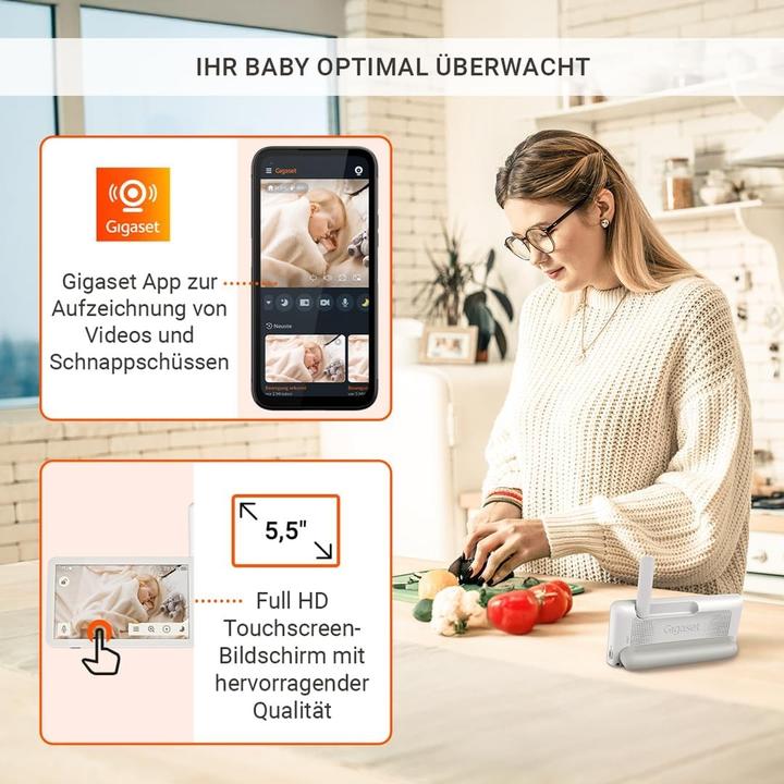 Produktbild Gigaset BABY 700 Connected w (300 m)